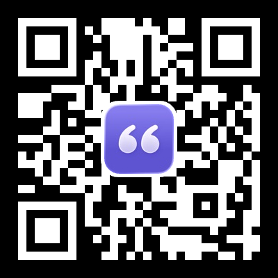 QR code linking to QuoteDiary on the App Store